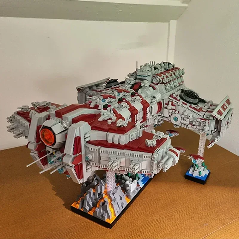 スター映画モデル Moc ビルディングレンガスタークラフト戦艦技術モジュラーブロックギフトクリスマスおもちゃ DIY セットアセンブリ