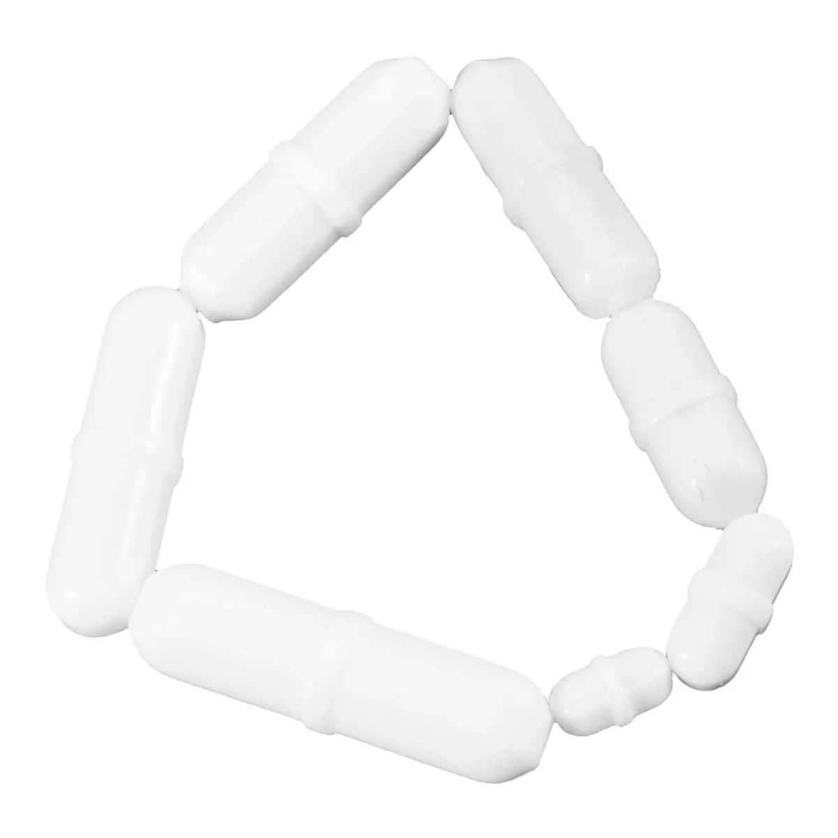 A57X NEW 7PcsPack Mixed Size PTFE Magnetic Stirrer Mixer Stir Bars Stir Plate Magnet Stick Type-B Set