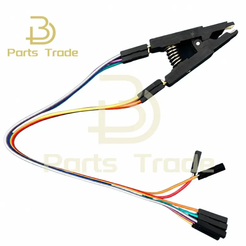 SOIC8 SOP8 In Circuit Programming Test Clip Clamp for IC Chip Socket Adapter Programmer Tool