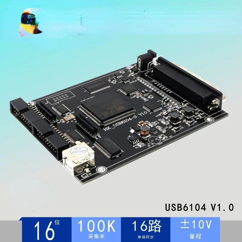 USB6104 16-way 16-bit Analog Acquisition, 2-way DA 16-way IO PWM Counter