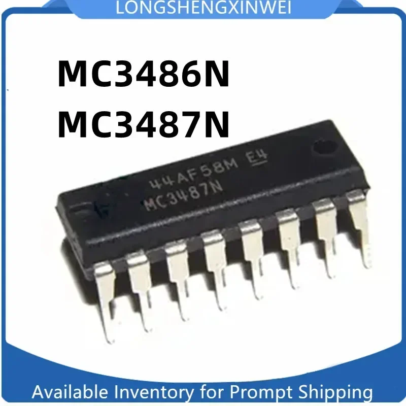 1 Uds nuevo MC3486N MC3487N en línea DIP-16 MC3487