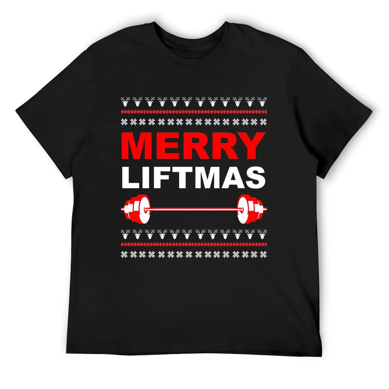 

Merry Liftmas, Weightlifting Christmas Ugly Sweater T-Shirt anime t shirts anime clothes vintage anime shirt men t shirts