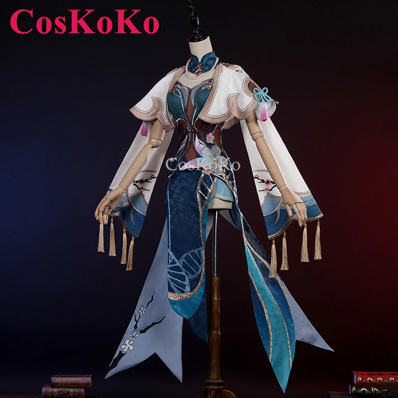 CosKoKo Ruan Mei Cosplay Game Honkai: Star Rail Costume Full Set Elegnat Uniform Dress Halloween Party Role Play Clothing S-XXL