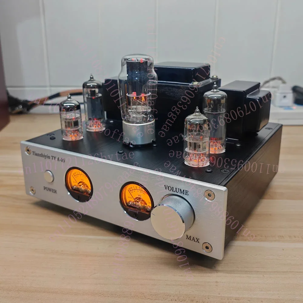 TY A-05 Vacuum Tube Amplifier 6P1 Single-Ended Class A Hi-Fi Stereo Bluetooth 5.0 VU Meter Integrated Amp