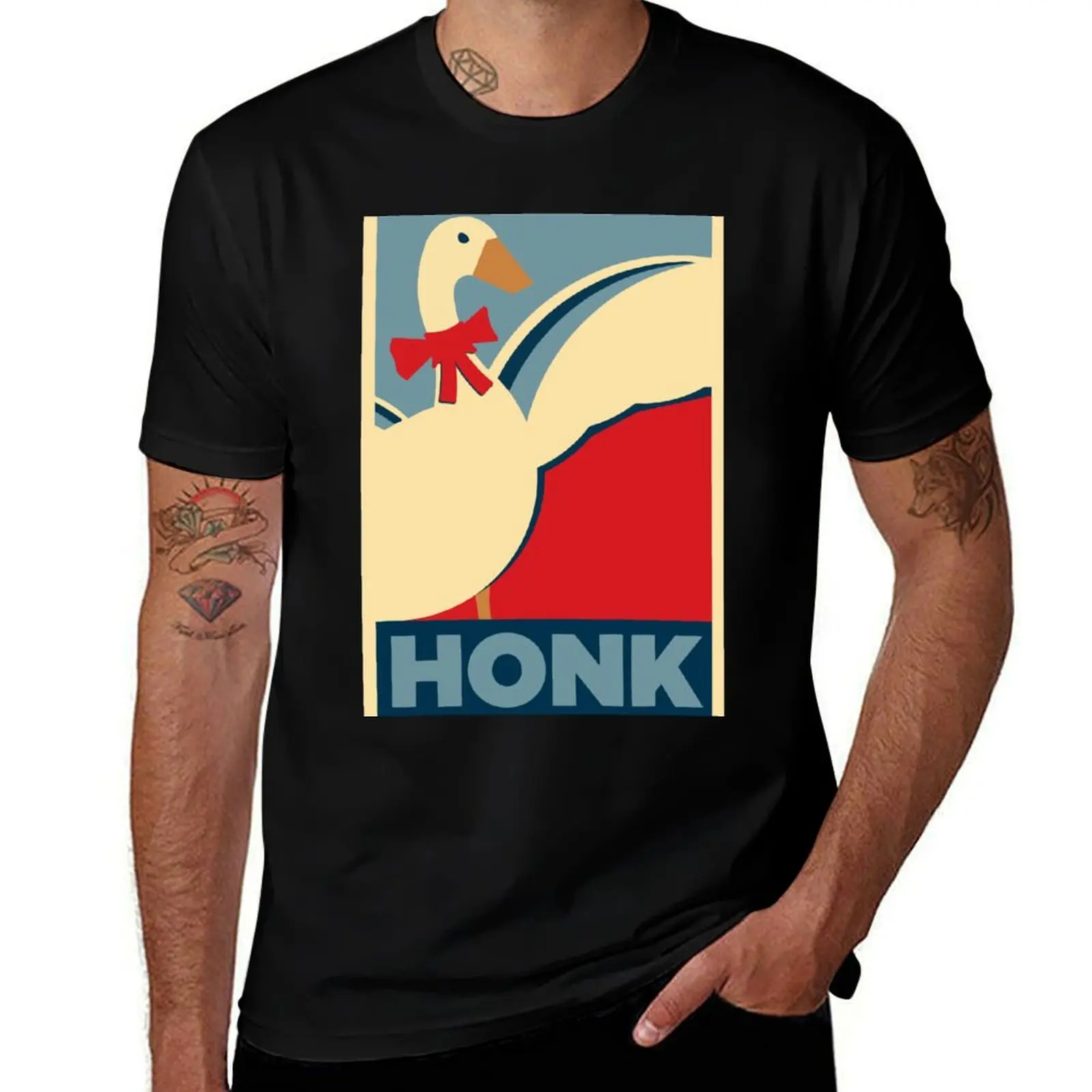 HONK goose T-Shirt Quick Dry Training Short Sleeve Tee T-Shirt