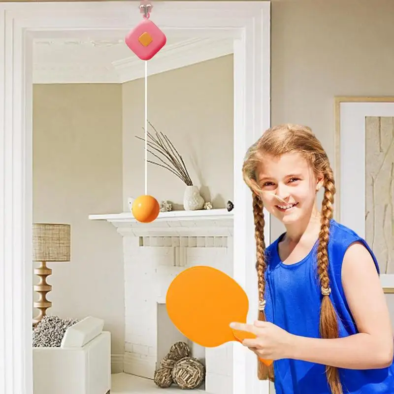 Tür Pong Spiel Für Kinder Suspension Indoor Tischtennis Praxis Trainer Tischtennis Exerciser Platz Tischtennis Trainer Für