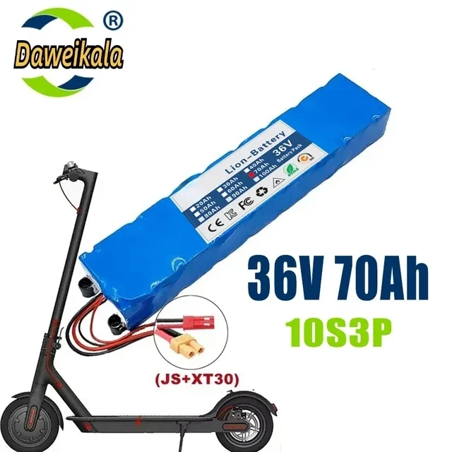 

100% 36V 100Ah Scooter Battery Pack for Xiaomi Mijia M365 36V 100000mAh Battery pack Electric Scooter BMS Board for Xiaomi M365