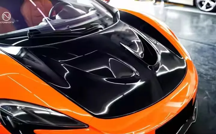 

For McLaren 650S High Quality P1 Style Carbon Fiber Hood Body Kit