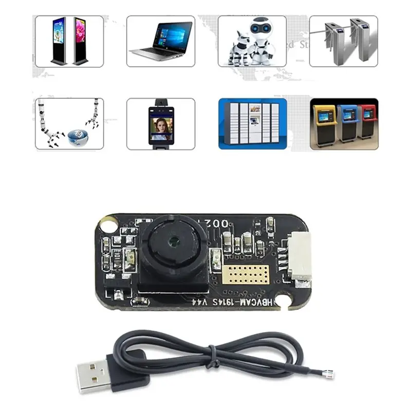 GC0308 0.3MP 120FPS Camera Module 30MP Sensors For Dynamic Picture, 80 Degree Black
