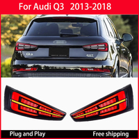 Car Tail Lights For Audi Q3 2013-2018 LED Car Tail Lamps Daytime Running Lights Dynamic Turn Signals Car Accessories