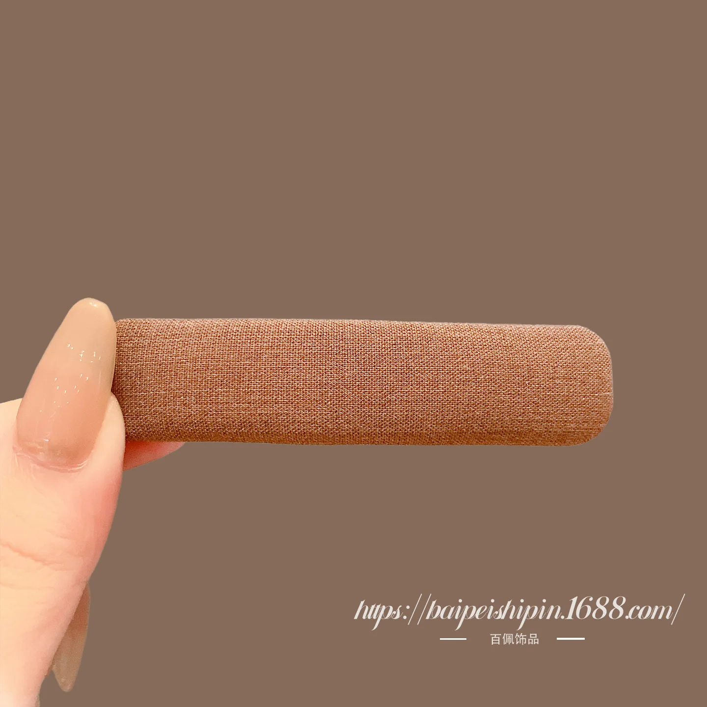 

Заколка для волос Maillard Brown Houndstooth, большая заколка-хлопушка для челки и затылка, элегантная, для повседневной укладки, 1 шт.