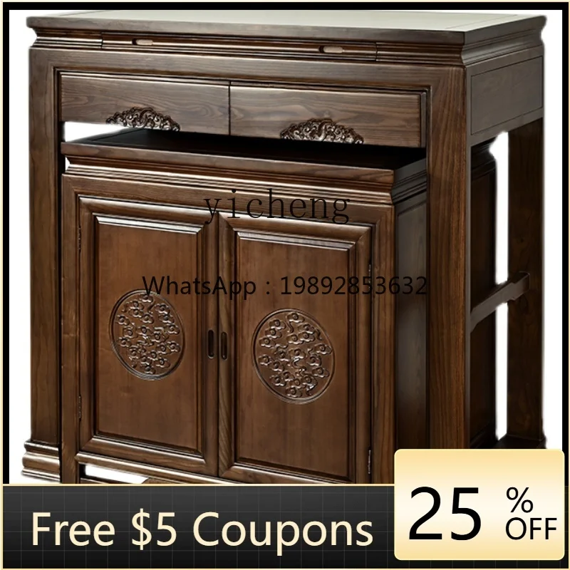 

XL Solid Wood Household Buddha Table Rural Middle Hall Cabinet Altar Cabinet God of Wealth Cabinet