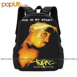 2Pac Shakur Tupac zmartwychwstanie 2003 film plecak duża pojemność najnowszy pływanie spersonalizowane duża pojemność