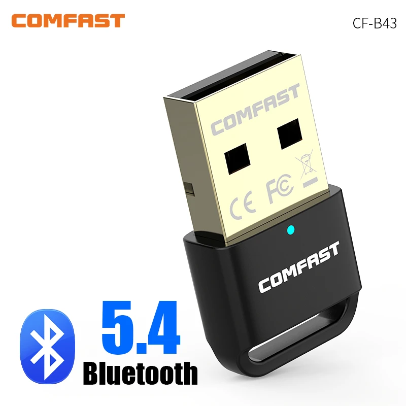 

USB Bluetooth 5,3 5,4 адаптер 100 м ключ для ПК беспроводная мышь клавиатура музыкальный аудиоприемник передатчик Bluetooth Adaptador