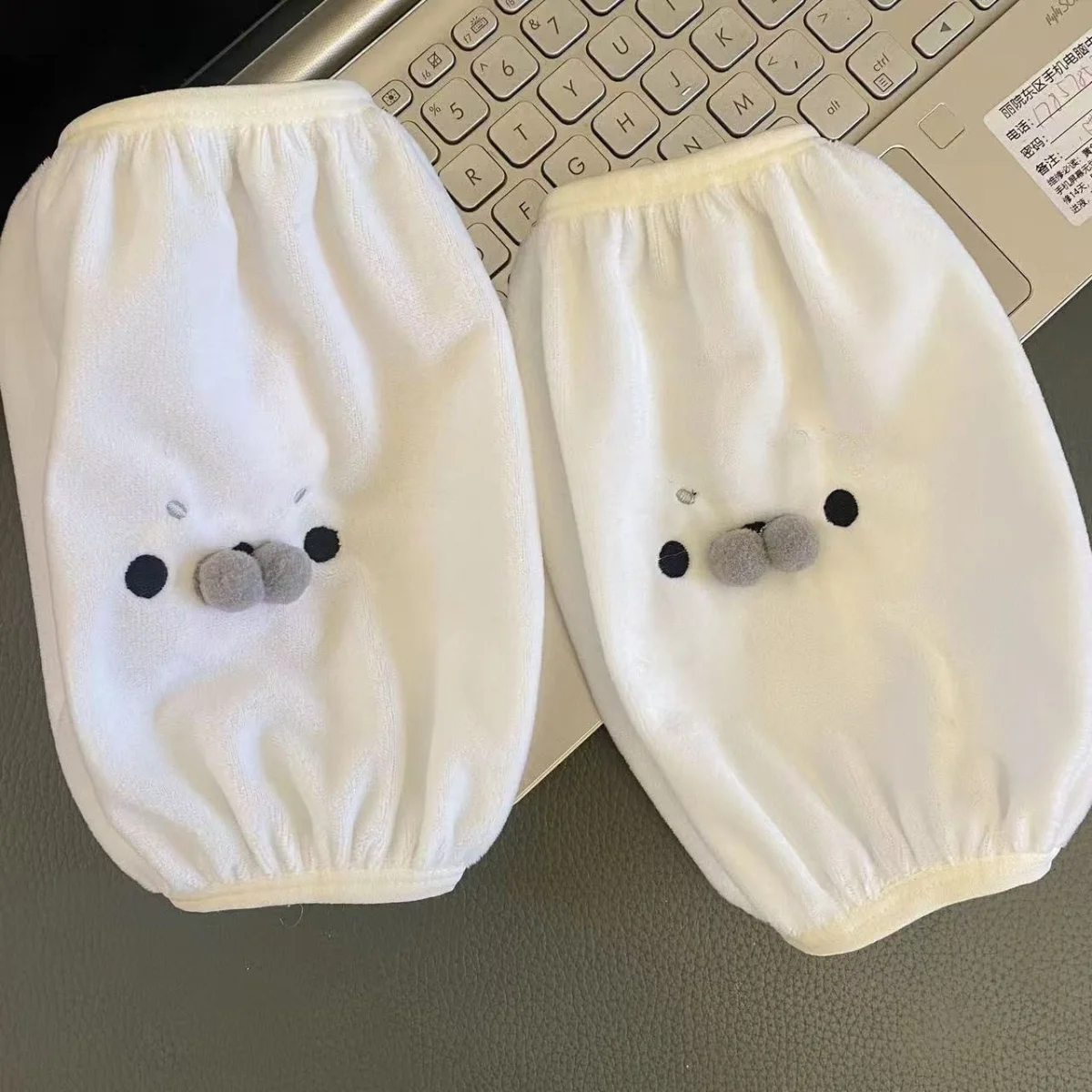 سترة شتوية مبطنة بالصوف مطبوعة بالختم سترة شتوية مقاومة للأوساخ ومقاومة للاهتراء واقيات أكمام مكتبية متوسطة الطول تصميم متين #5