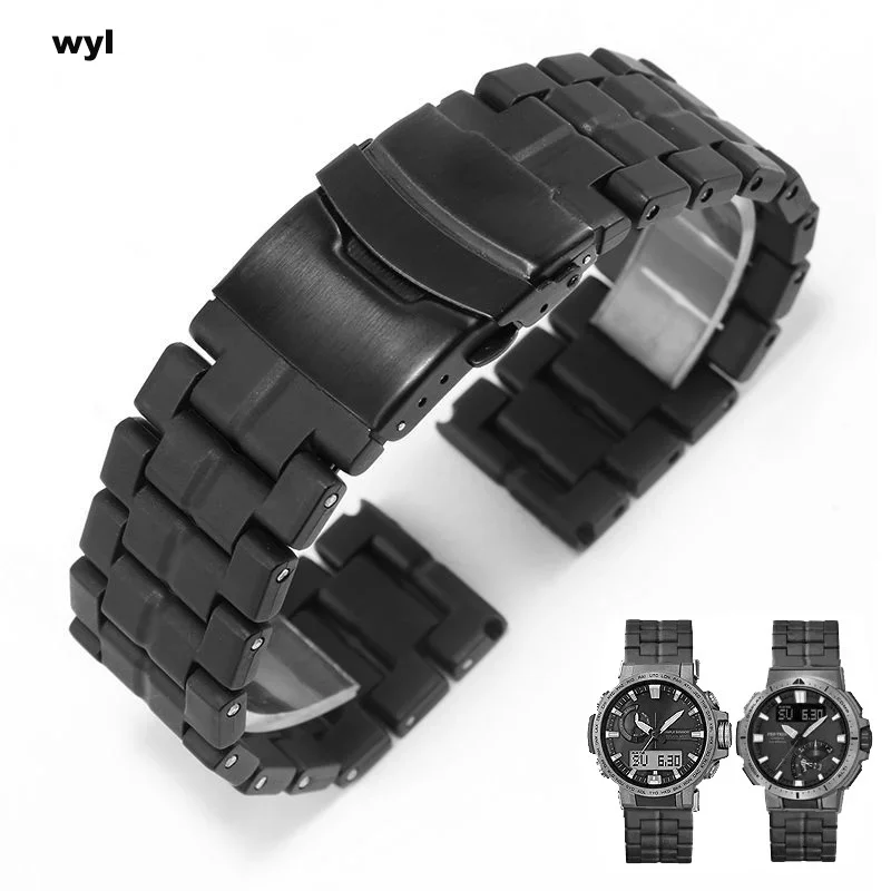 

Quality Carbon fiber watch band for Casio ProTek series PRW-60/Y PRW-30/50/70 and luminox 3051 plastic steel light Bracelet 23mm