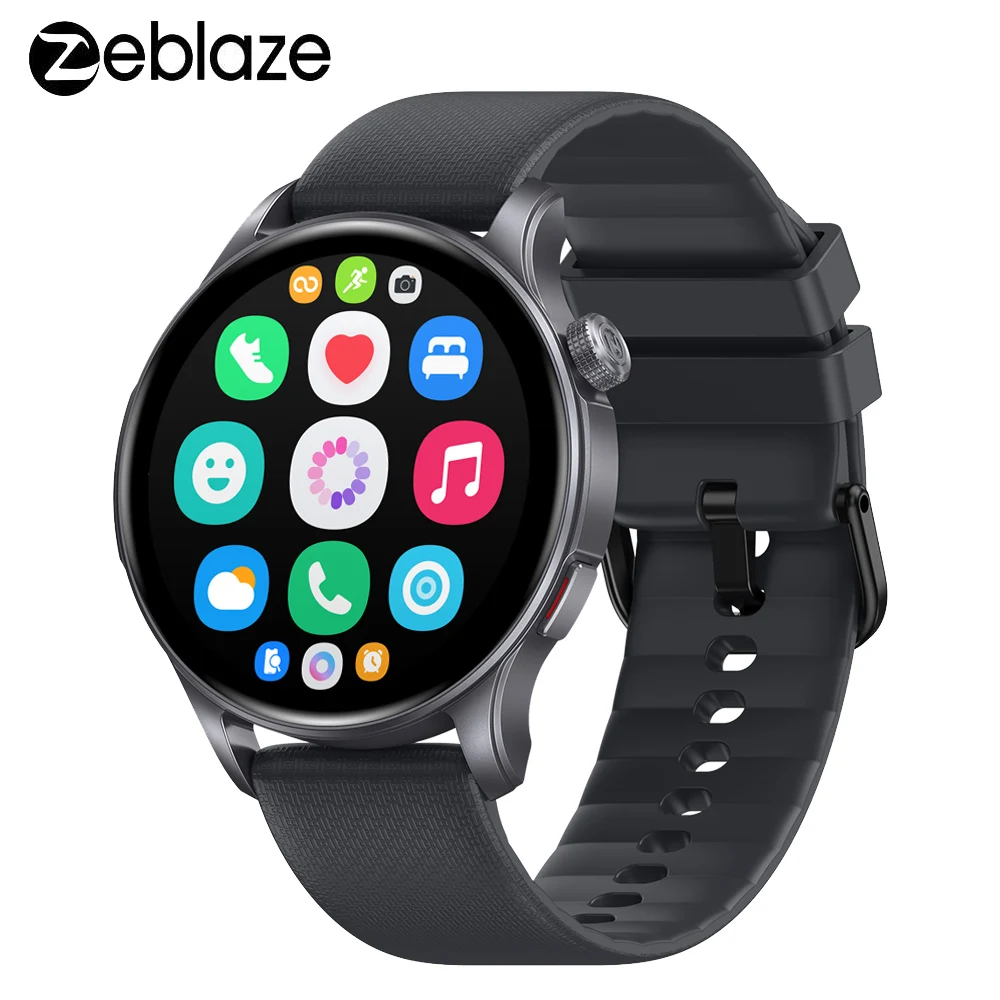 Zeblaze Btalk 3 GPS Smart Watch Health Fitenss Tracker 3ATM Waterproof 1.43