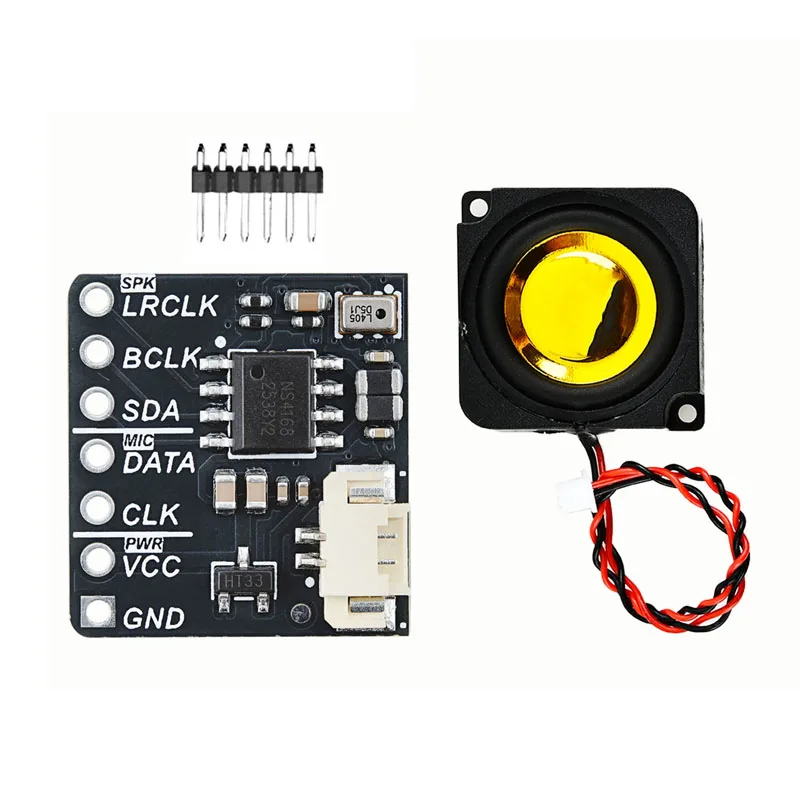 Moduł audio LMD2718+NS4168 dla ESP32, dwuchipowa płytka stereo o wysokiej jakości dźwięku z ochroną głośników DIY — zdjęcie produktu 4
