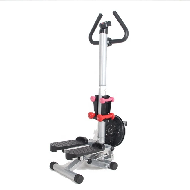 

Stepper With Steel & ABS Handle For Home Gym Fitness Aerobic Exercise Workout