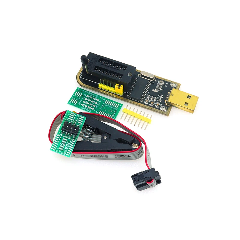 Moduł programator USB BIOS Flash EEPROM z serii CH341 24 25 + klip testowy SOIC8 SOP8 do EEPROM 93CXX / 25CXX / 24CXX — zdjęcie 5