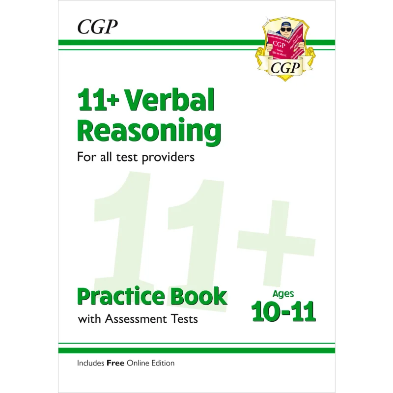 

11 Verbal Reasoning Practice Book Assessment Tests Ages 1011 For All Test Providers CGP Books 9781789088052