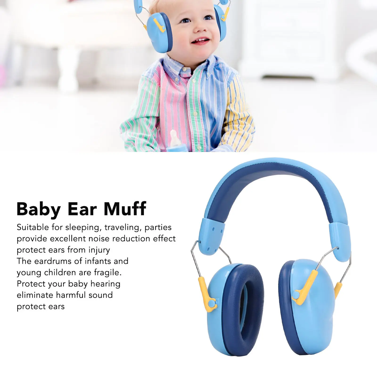 Baby ear muffs for kid Hearing Earmuffs hear Protection Safety passive Noise Reduction Ear Protector children