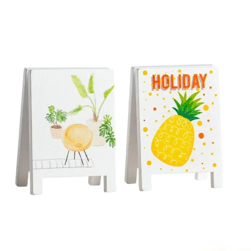 Wooden Paper Clip Stand Multifunctional Desktop Note Memo Organiser Stand For Display Note Photos And Business Cards