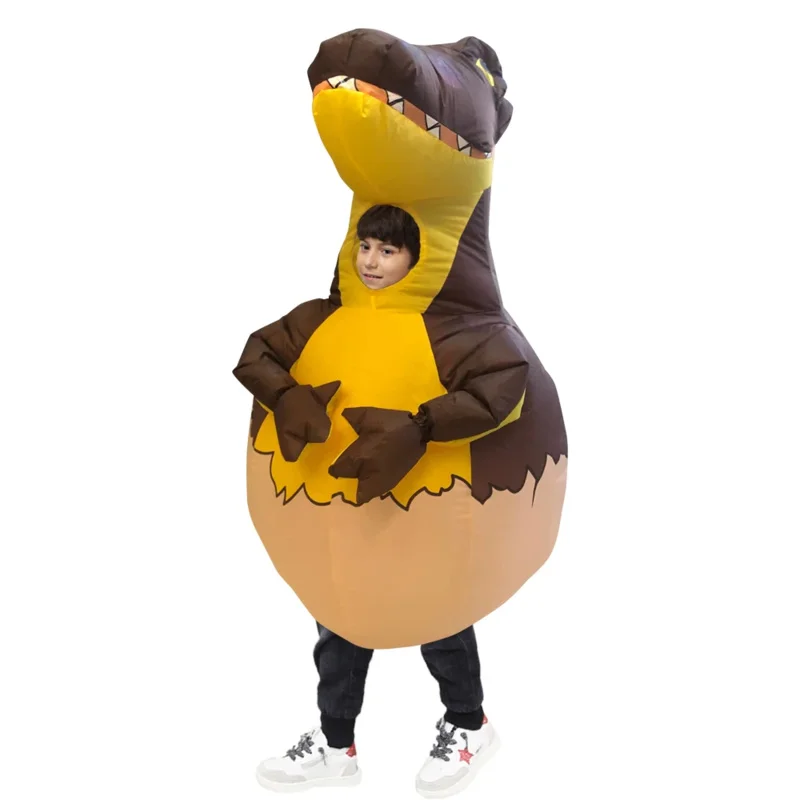 Inflatable Dinosaur Egg Costumes Halloween Kids Cosplay Costume Dinosaur Egg Blow Up Disfraz Party Birthday Gift for Children XC