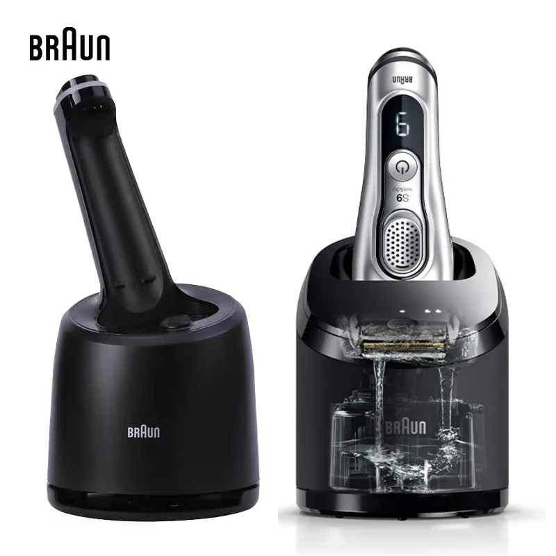 Braun ShaverCare Cleaning Stations Smart Clean Center For Braun Shaver 4 Models to Choose（Without Shaver））