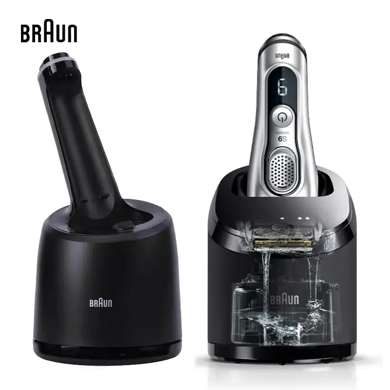 Braun ShaverCare Cleaning Stations Smart Clean Center For Braun Shaver 4 Models to Choose（Without Shaver））