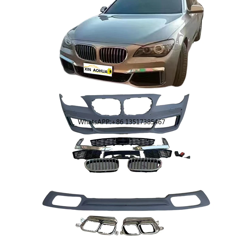 

High Quality F01 F02 Modified M-style Body Kit Front and Rear Bumpers for the BMW 7 Series 2012