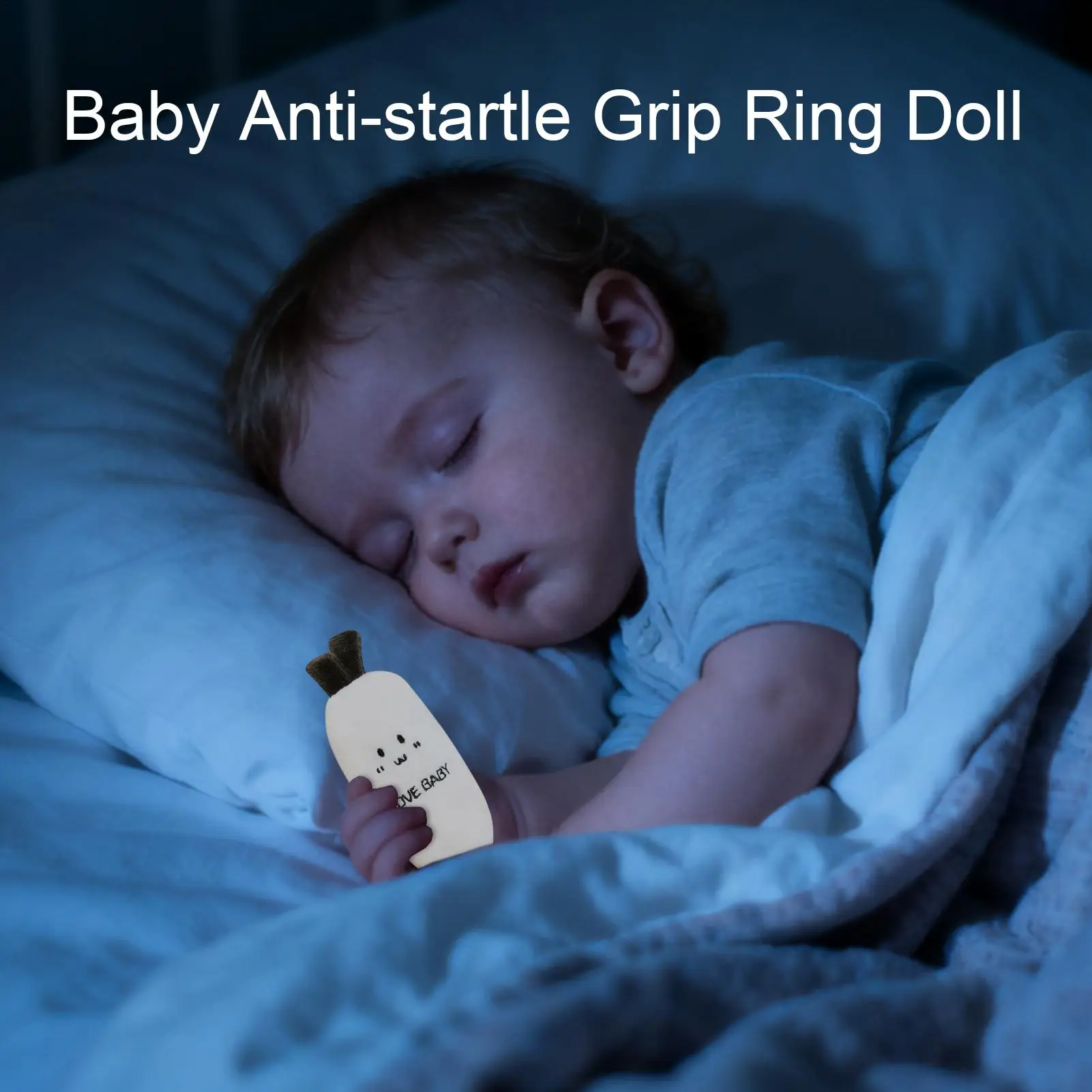Baby Soothing Toys For Sleep Educational Sensory Doll Toddler Cute Teether Soothing Doll For Boys Girls Parents Home Bedroom