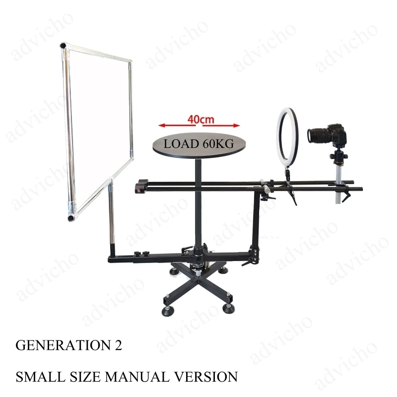 FliP Video Shooting Table professionale orizzontale verticale Surround Photography supporto rotante 360 Photo Booth panoramico