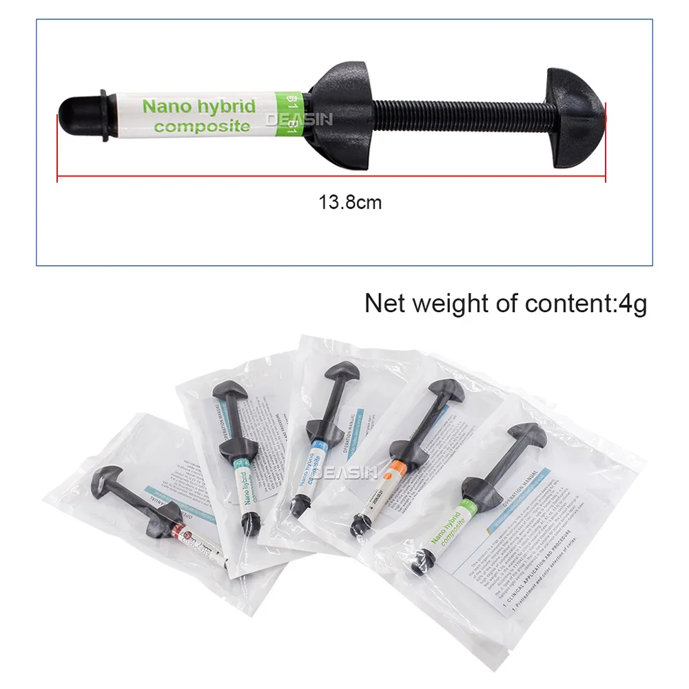 Dental Restoration Syringe Universal Color Shade Dentistry Enamel Material Aestestoration Dental Materials Available In 4 Colors