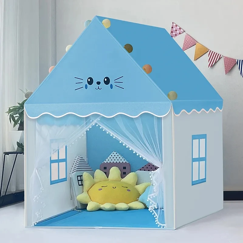 NEW Indoor Outdoor Tent Room Children Girl Princess Castle Baby Home Dream Castle Small House Family Pretend Toy Game