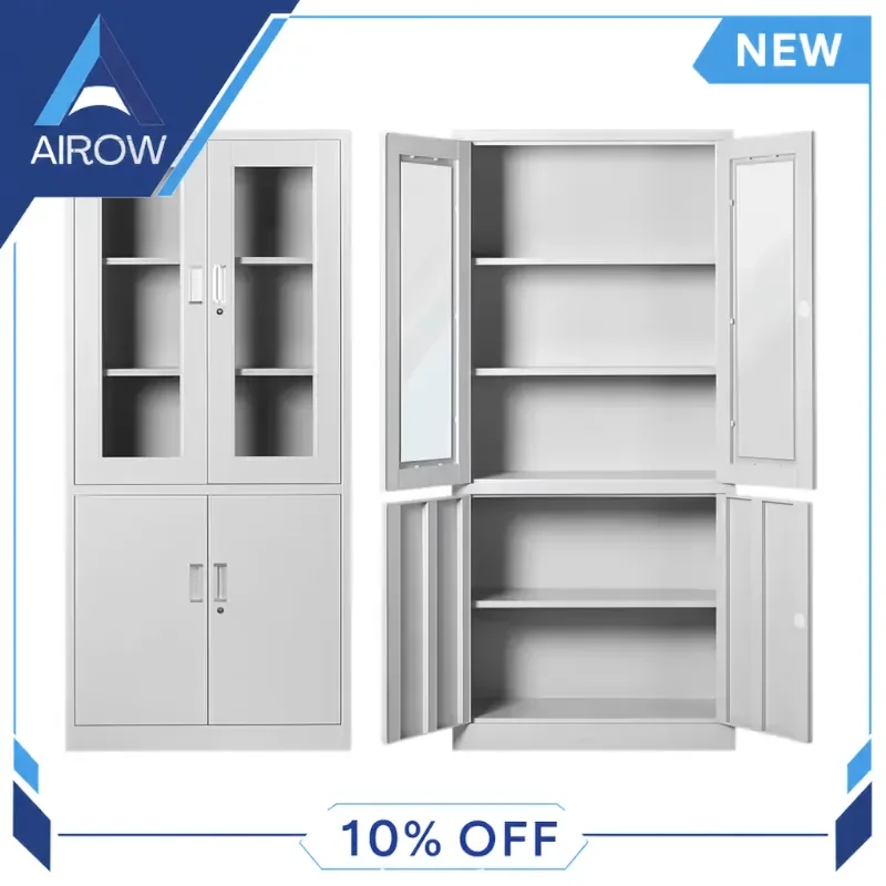 for Office Steel Filing Cabinet Double Door Metal Storage Locker Heavy Duty Document Organizer Home Business Furniture