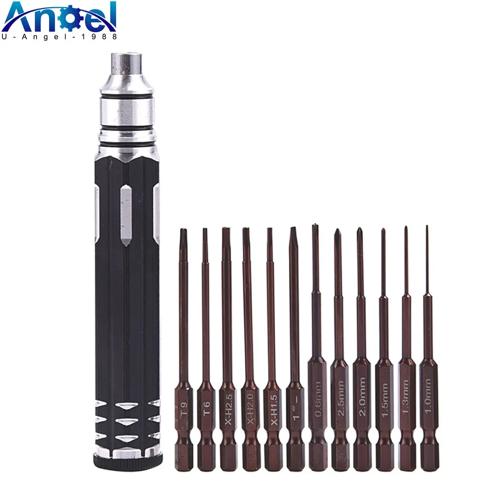 12 in 1 / 4 in 1 / 8 in 1 Screwdriver Set RC Repair Tool Kit Hexagon Socket for RC Car Drone Plane Hex Philip Spanner Socket Hex