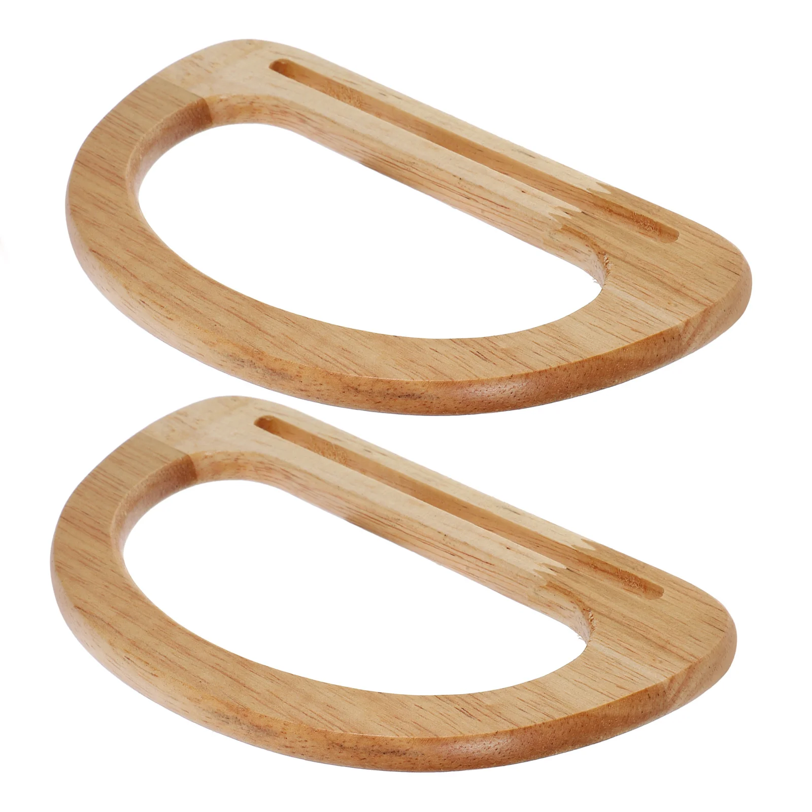 2 pçs pequeno saco acessórios compras cabides bolsa de madeira carteira bolsa alças