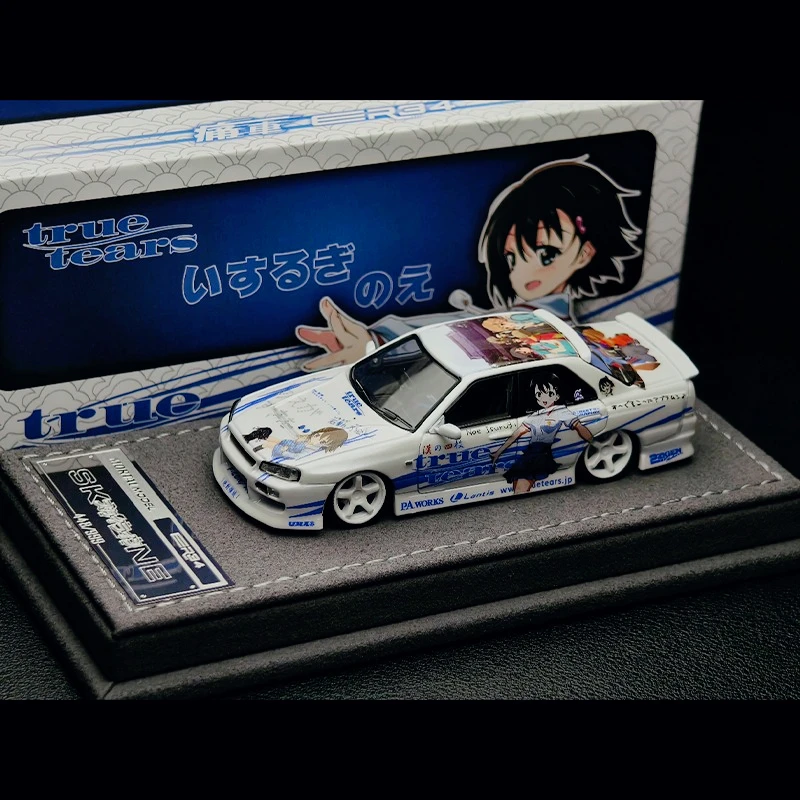 Mortal 1:64 GTR ER34 URAS Mortal Kyushu Exhibition Alloy Car