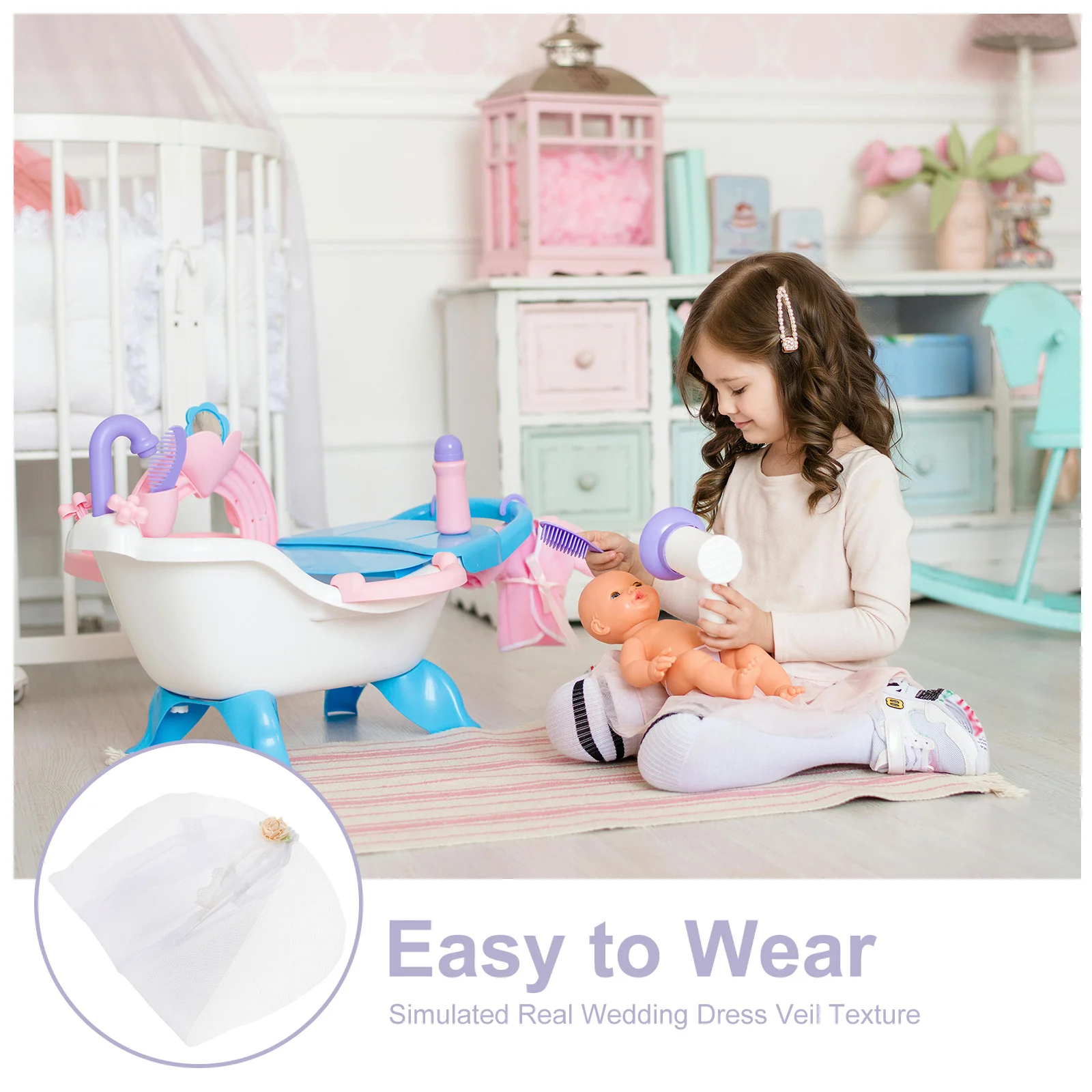 2 pezzi mini velo accessori da sposa piccola garza copricapo da sposa per matrimoni fotografia gioco creativo velo da sposa