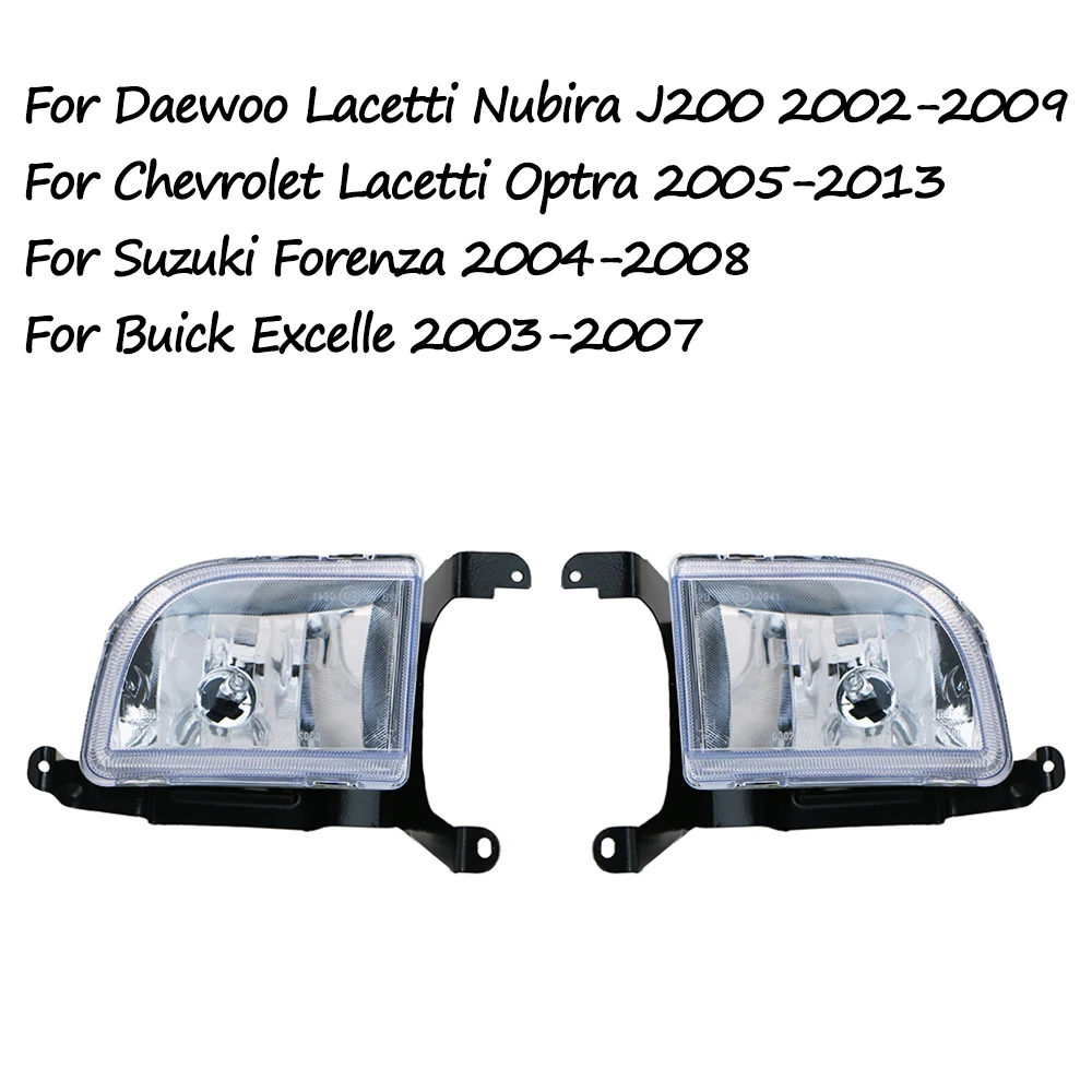 Pour Chevrolet Lacetti Optra Daewoo Lacetti Nubira Suzuki Forenza Buick Excelle 2003-2007 feu antibrouillard pare-chocs avant Anti-bu�e