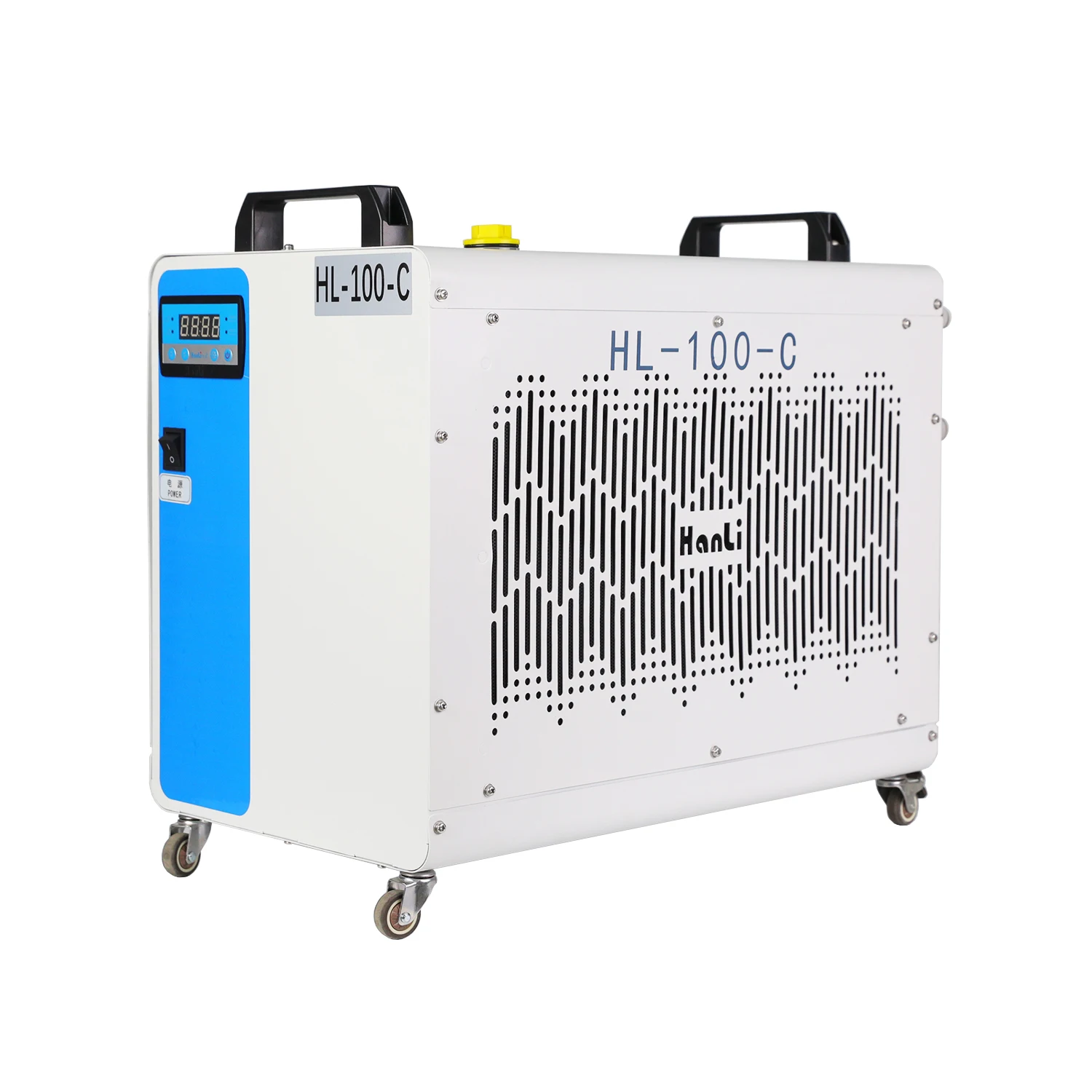 

Hanli New Molde HL-100-C Water Chiller, Industrial Professional CO2 Cooling, Air Cooled Water Cooler