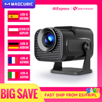 Magcubic HY320 Mini Newly Native 720P Android 11 4K Projector 300ANSI Wifi6 BT5.0 Cinema Outdoor Portable 180° Rotable Projector