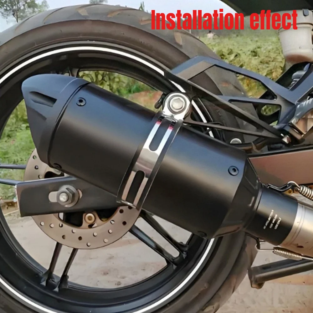 كاتم صوت عادم الدراجة النارية SC المعدل العالمي مقاس 51 مم للدراجات النارية Kawasaki Z900 وZ400 وDue390 وGSX-250R.