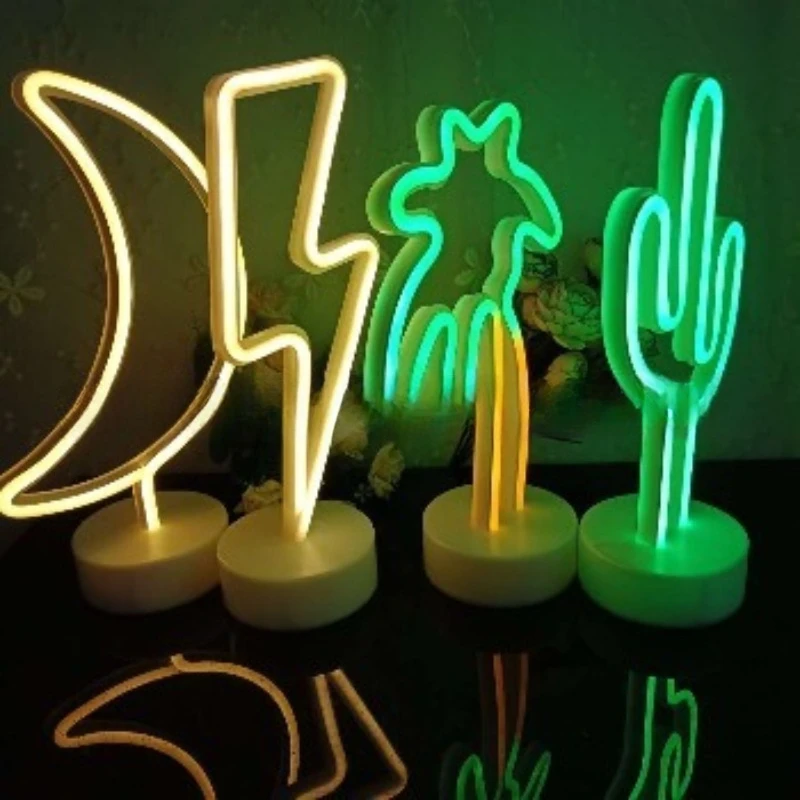 Neon light, letter light strip cactus led palm flexible light strip led
