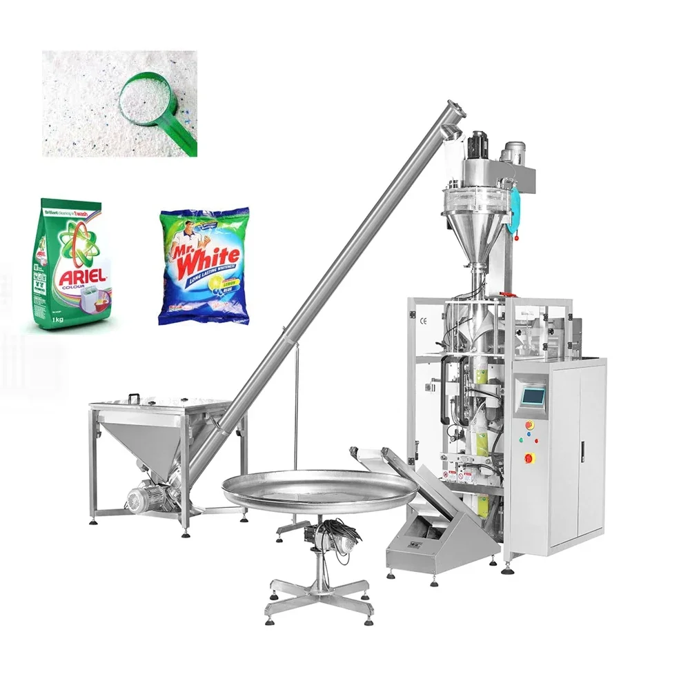 Vertical 1kg 2kg 5kg Washing Detergent Protein  Pet Food Powder Packing Machine