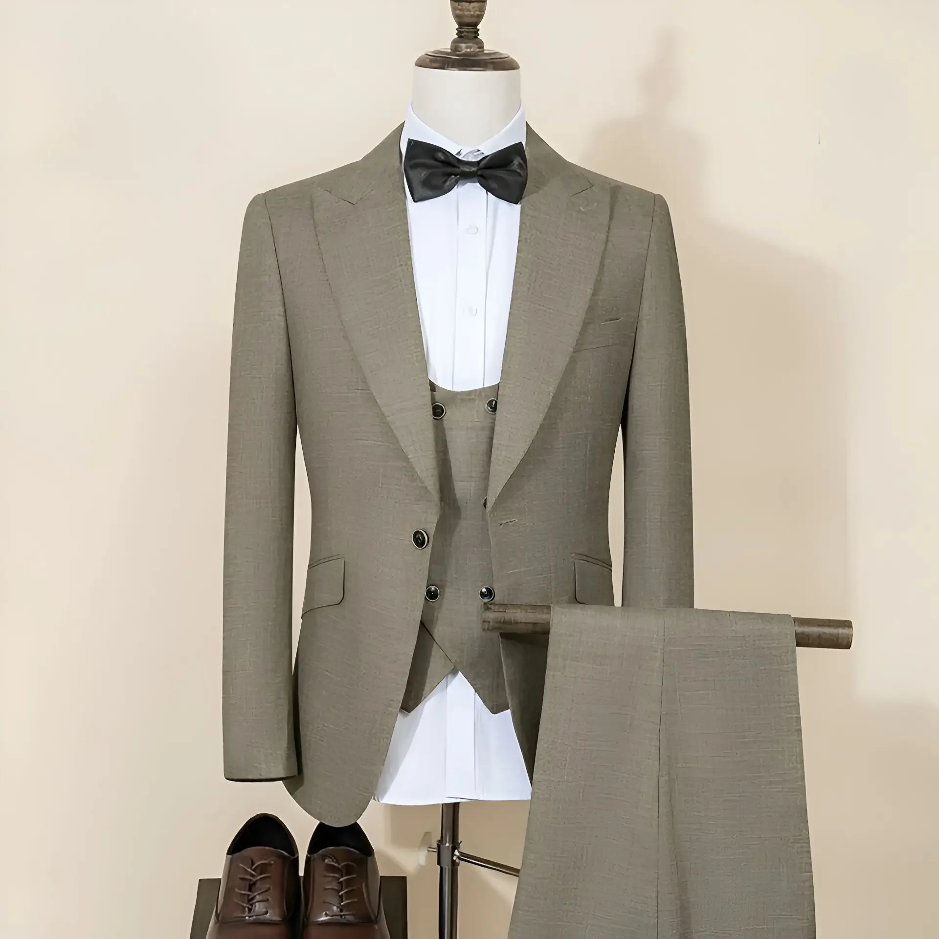 

High Quality Male Groom Wedding Blazers Slim fit casual Long Sleeves evening gown Business Office Men's Suits