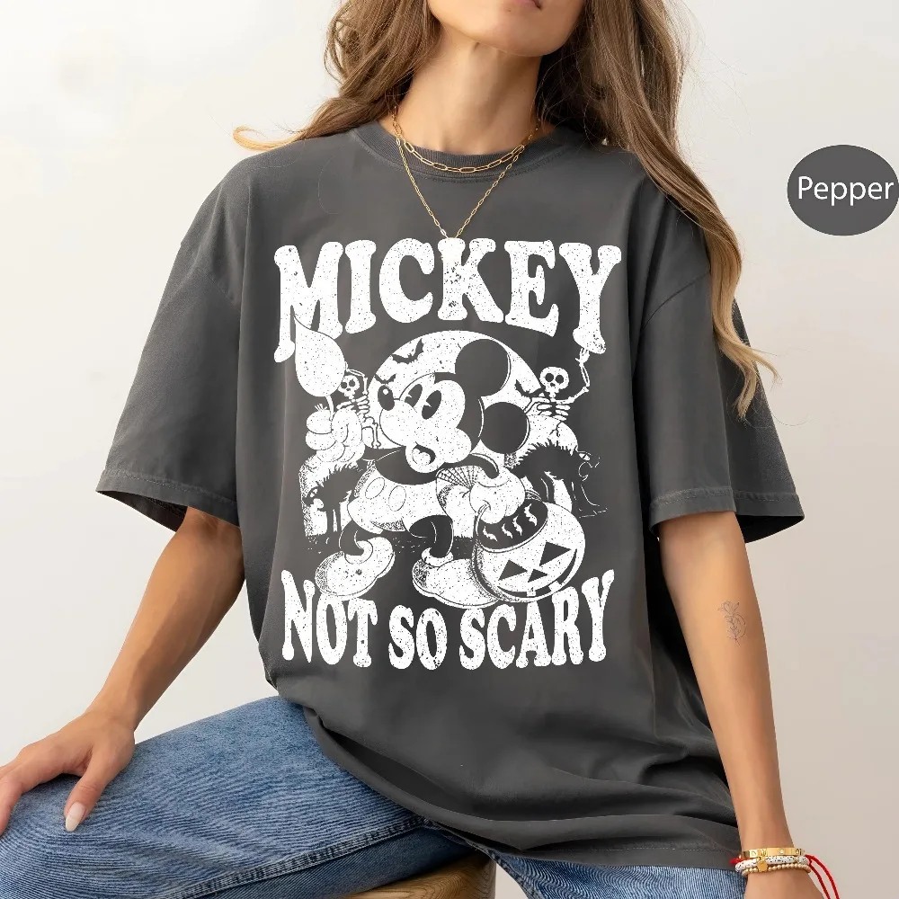 Potdemiel Vintage Mouse ليس مخيفًا جدًا لحفلة الهالوين Png Retro Halloween Gift Mouse Halloween Png Halloween Party