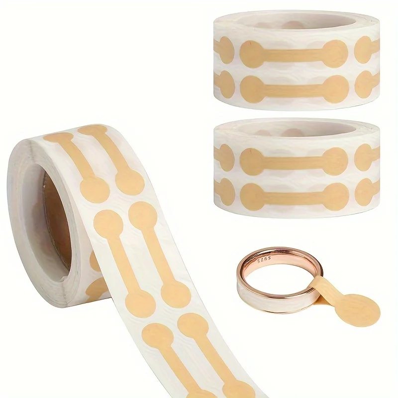 500pcs Jewelry Price Tags Roll Self Adhesive Stickers Labels For Necklace Earring Ring Identify Display Small Business Packaging