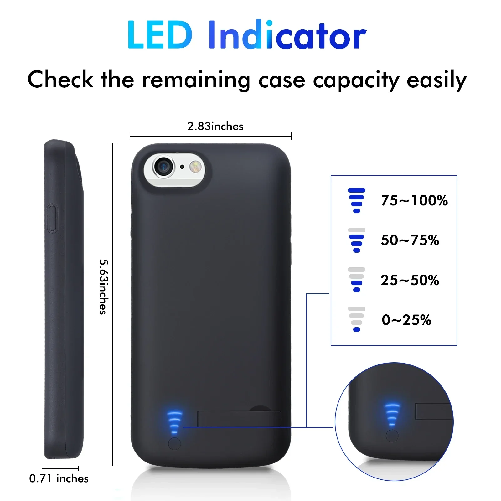 Imagem -06 - Caixa 10000mah do Carregador de Bateria para o Iphone 6s se 2023 Banco do Poder